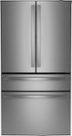 Front Zoom. GE Profile - 28.7 Cu. Ft. 4 Door French Door Refrigerator  with Dual-Dispense AutoFill Pitcher - Stainless Steel.