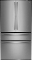 GE Profile - 28.7 Cu. Ft. 4 Door French Door Refrigerator  with Dual-Dispense AutoFill Pitcher - Stainless Steel - Front_Zoom