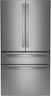 GE Profile - 36 in. Wide 28.7 Cu. Ft. 4-Door French Door Smart Refrigerator with Dual-Dispense AutoFill Pitcher - Stainless Steel