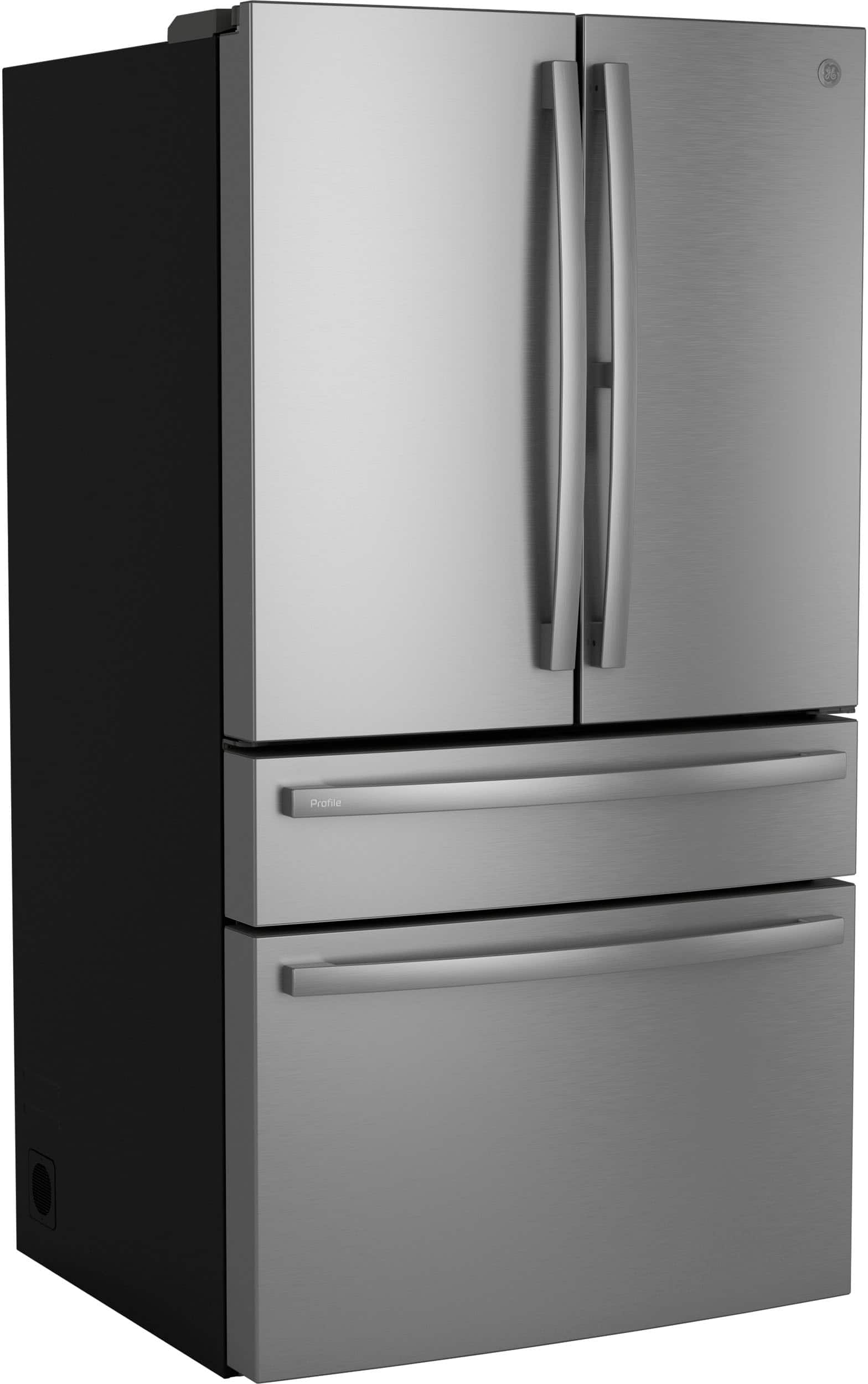 Alt View 4. GE Profile - 28.7 Cu. Ft. 4 Door French Door Refrigerator with Dual-Dispense AutoFill Pitcher - Fingerprint Resistant Stainless Steel.