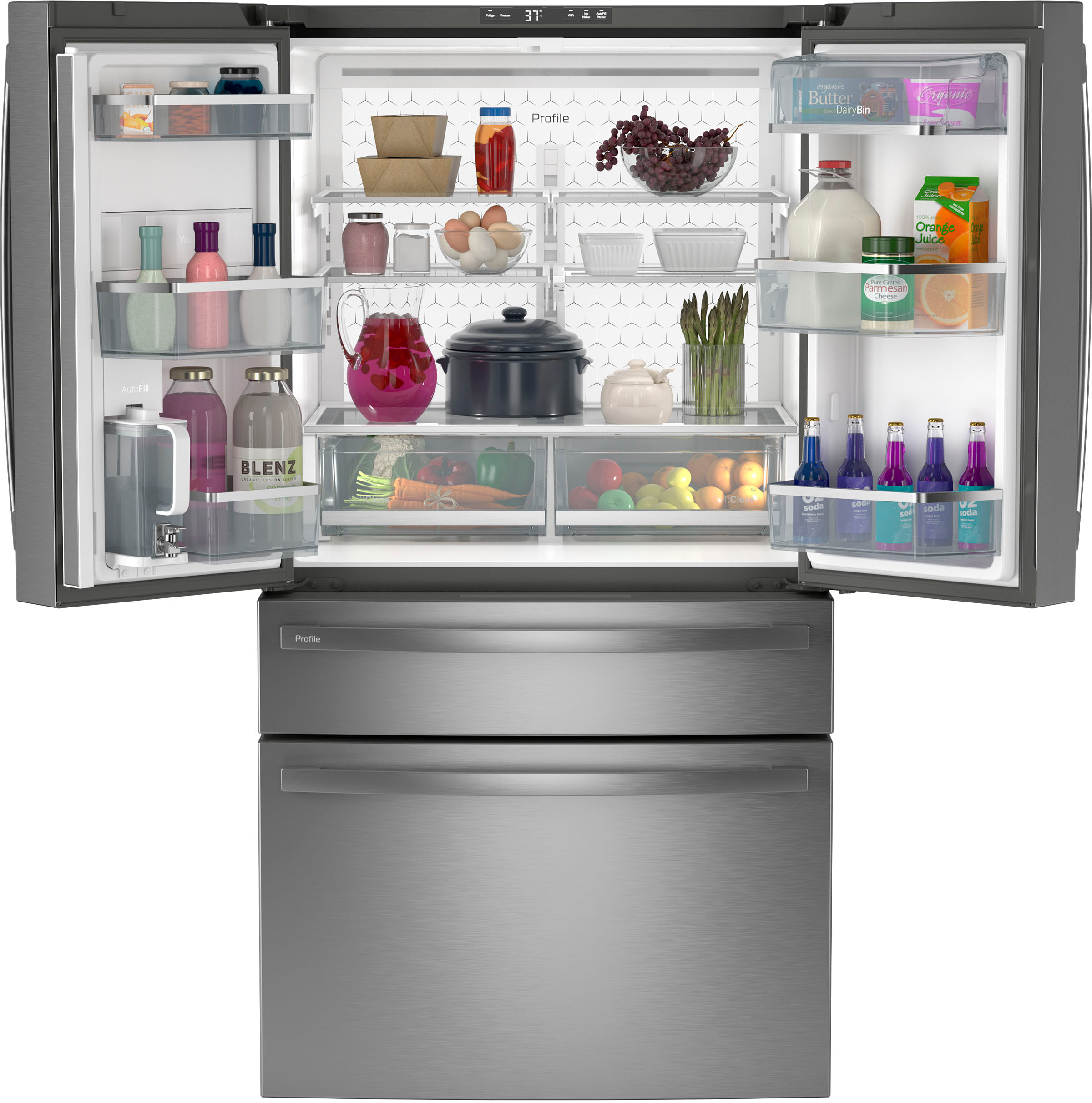GE GAS18PSJSS Top Freezer Refrigerator with Autofill Pitcher review: Get  automatic water pitcher fill-ups from this top-freezer fridge - CNET