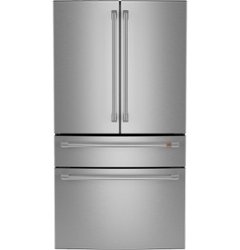 Café - 28.7 Cu. Ft. 4 Door French Door Refrigerator with Dual Dispense Autofill Pitcher - Stainless Steel - Front_Zoom