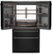 Angle. Café - 28.7 Cu. Ft. 4 Door French Door Refrigerator with Dual Dispense Auto Fill Pitcher - Matte Black.