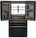 Angle. Café - 28.7 Cu. Ft. 4 Door French Door Refrigerator with Dual Dispense Auto Fill Pitcher - Matte Black.