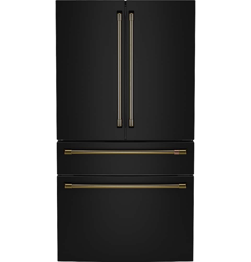 Alt View 18. Café - 28.7 Cu. Ft. 4 Door French Door Refrigerator with Dual Dispense Auto Fill Pitcher - Matte Black.