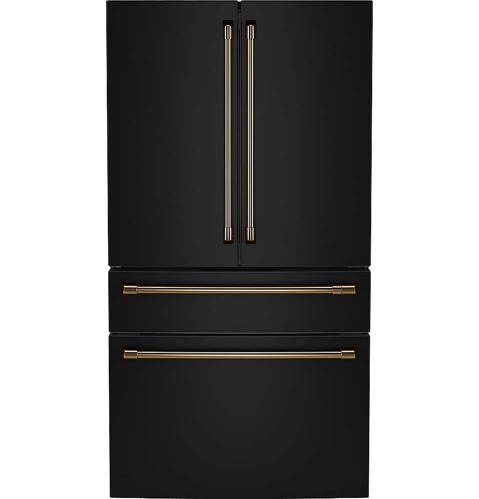 Alt View 19. Café - 28.7 Cu. Ft. 4 Door French Door Refrigerator with Dual Dispense Auto Fill Pitcher - Matte Black.