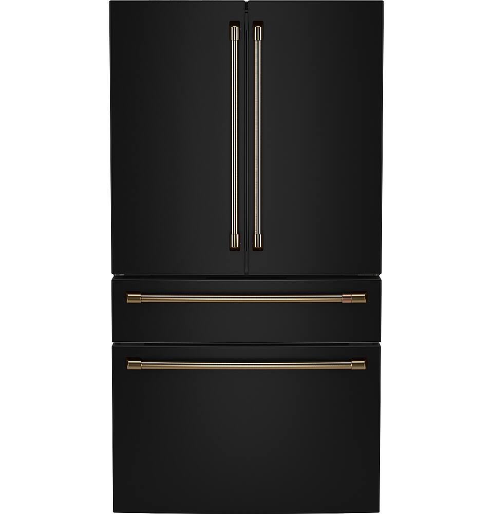 Alt View 19. Café - 28.7 Cu. Ft. 4 Door French Door Refrigerator with Dual Dispense Auto Fill Pitcher - Matte Black.