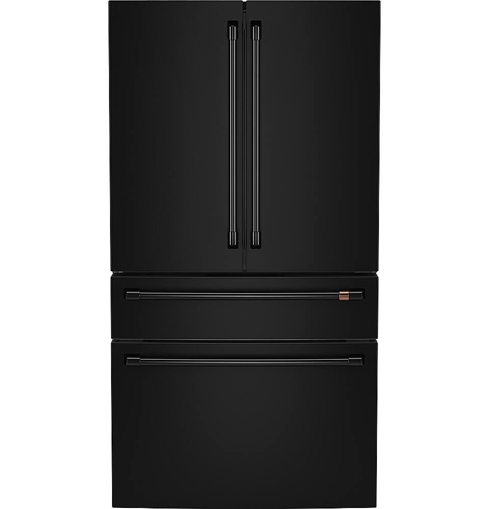Alt View 20. Café - 28.7 Cu. Ft. 4 Door French Door Refrigerator with Dual Dispense Auto Fill Pitcher - Matte Black.