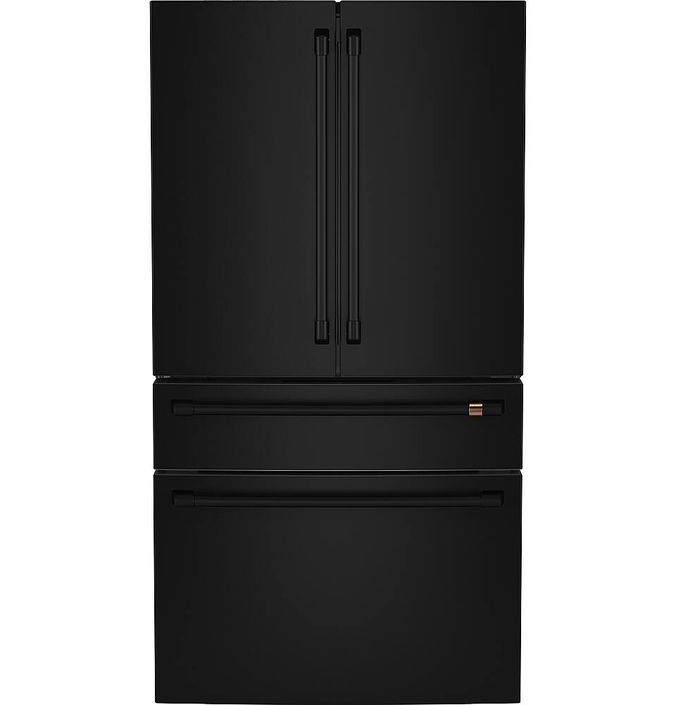 Alt View 21. Café - 28.7 Cu. Ft. 4 Door French Door Refrigerator with Dual Dispense Auto Fill Pitcher - Matte Black.