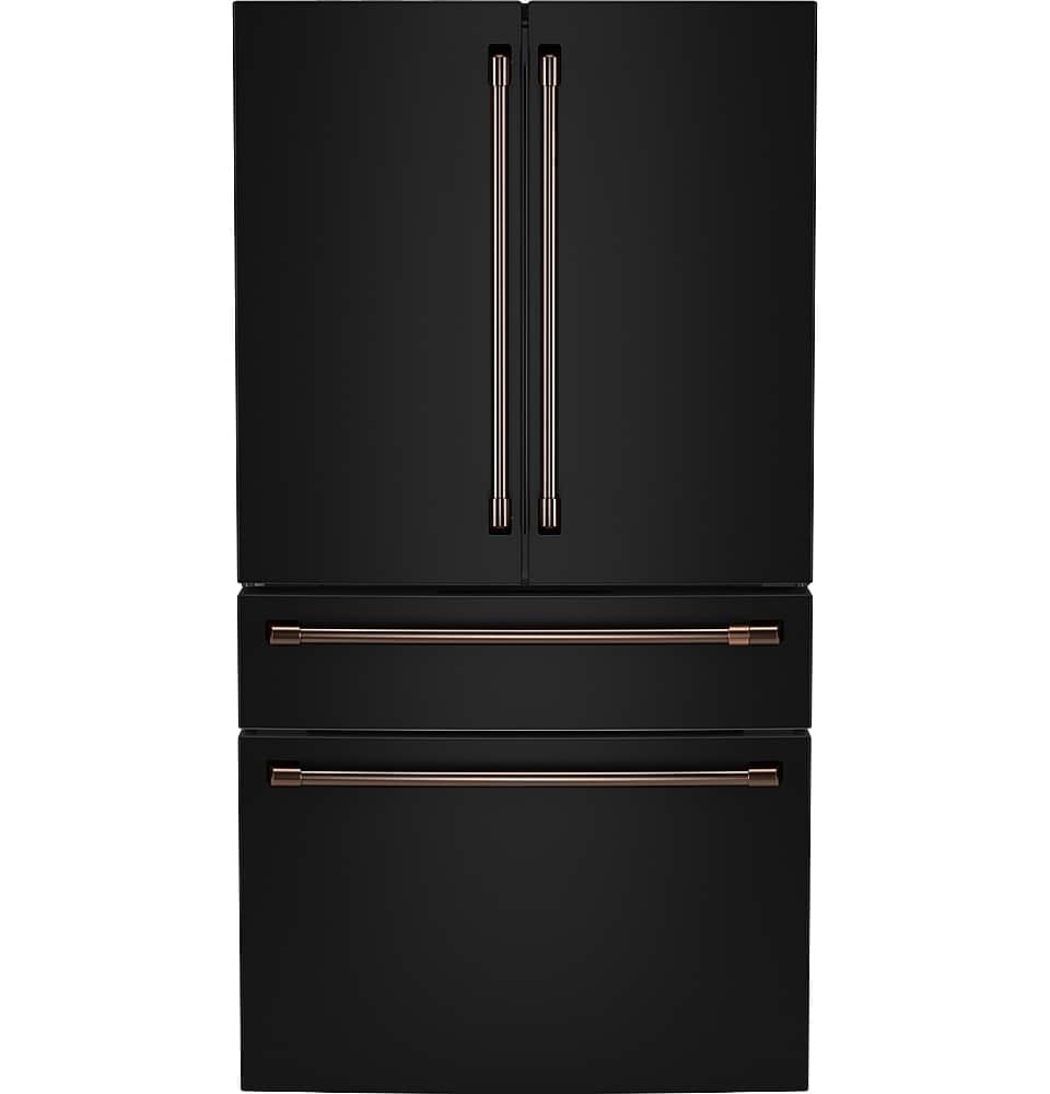Alt View 22. Café - 28.7 Cu. Ft. 4 Door French Door Refrigerator with Dual Dispense Auto Fill Pitcher - Matte Black.