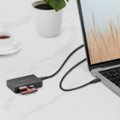 Alt View 14. Insignia™ - USB-C to SD, microSD and CompactFlash Memory Card Reader - Black.