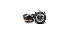 Front. Alpine - S-Series 4" Hi-Resolution Coaxial Car Speakers with Glass Fiber Reinforced Cone (Pair) - Black.
