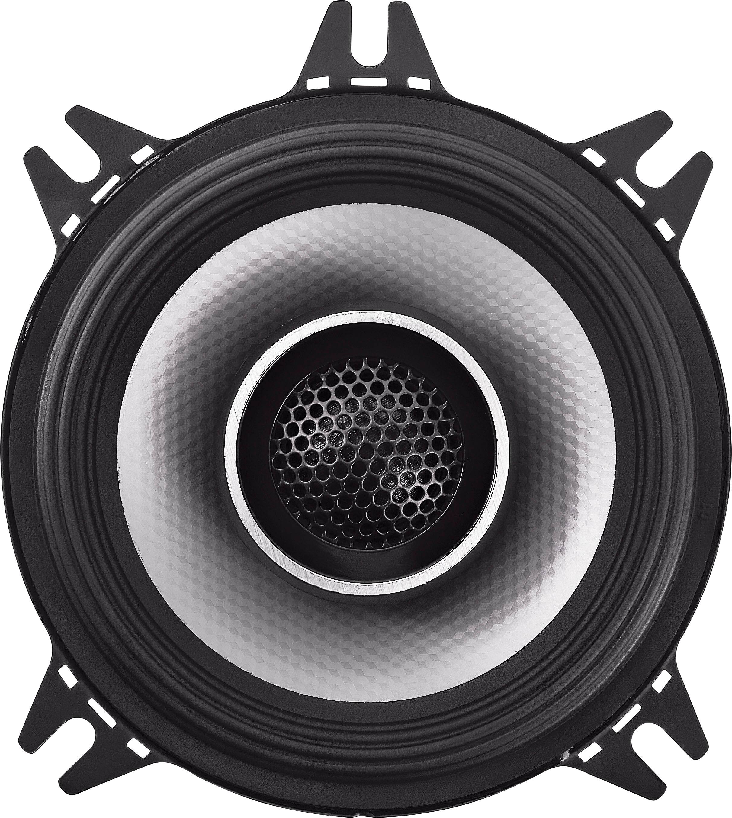 Alt View 11. Alpine - S-Series 4" Hi-Resolution Coaxial Car Speakers with Glass Fiber Reinforced Cone (Pair) - Black.