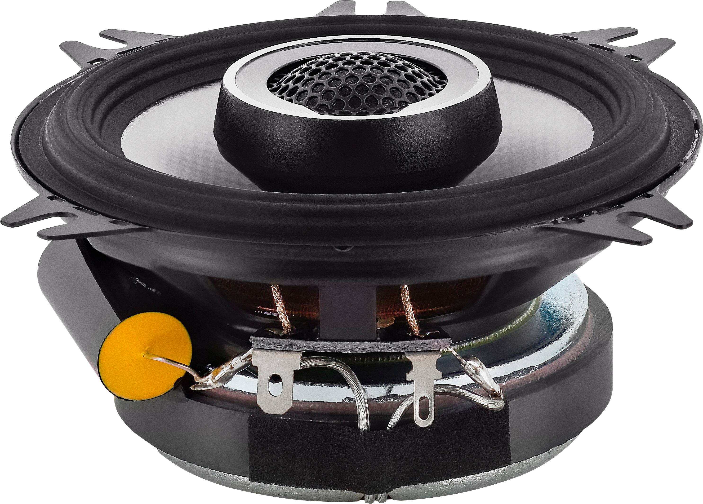 Left. Alpine - S-Series 4" Hi-Resolution Coaxial Car Speakers with Glass Fiber Reinforced Cone (Pair) - Black.