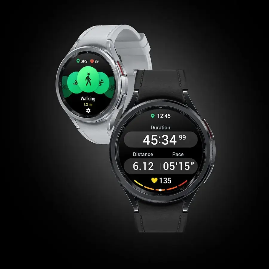 Alt View 18. Samsung - Galaxy Watch6 Classic Stainless Steel Smartwatch 43mm BT - Black.