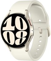 Samsung - Galaxy Watch6 Aluminum Smartwatch 40mm LTE - Cream - Front_Zoom