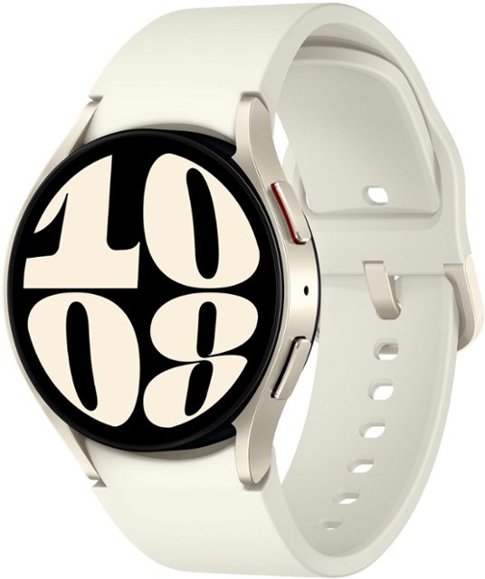 Samsung Galaxy Watch6 Aluminum Smartwatch 40mm LTE Cream SM 