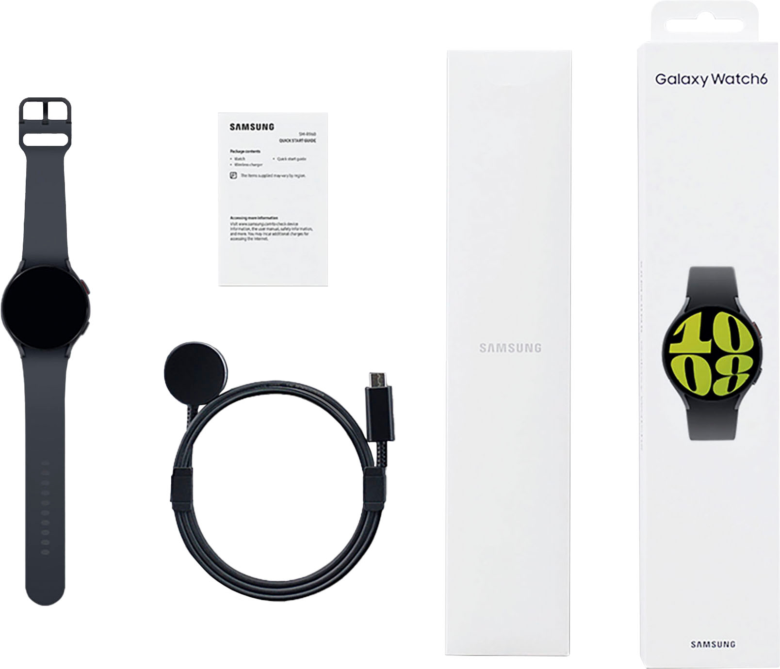 SAMSUNG Galaxy Watch 6 (44mm, WIFI + 4G LTE) 1.5/in Super AMOLED Smartwatch  GPS Bluetooth, Fully Unlocked w/Sleep Coaching, Water Resistant, BP