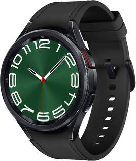 Samsung - Geek Squad Certified Refurbished Galaxy Watch6 Classic Stainless Steel Smartwatch 47mm BT - Black - (2023)