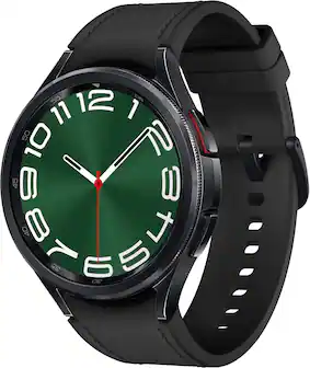 Samsung - Geek Squad Certified Refurbished Galaxy Watch6 Classic Stainless Steel Smartwatch 47mm BT - Black - (2023)