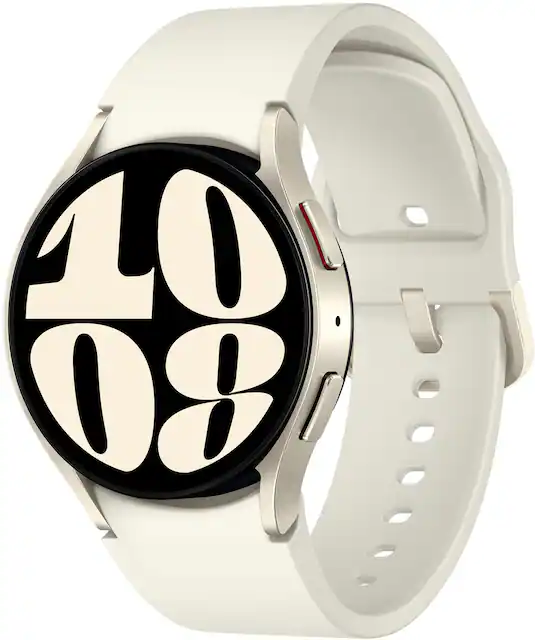 Samsung Galaxy Watch6 Aluminum Smartwatch 40mm BT Cream SM R930NZEAXAA Best Buy