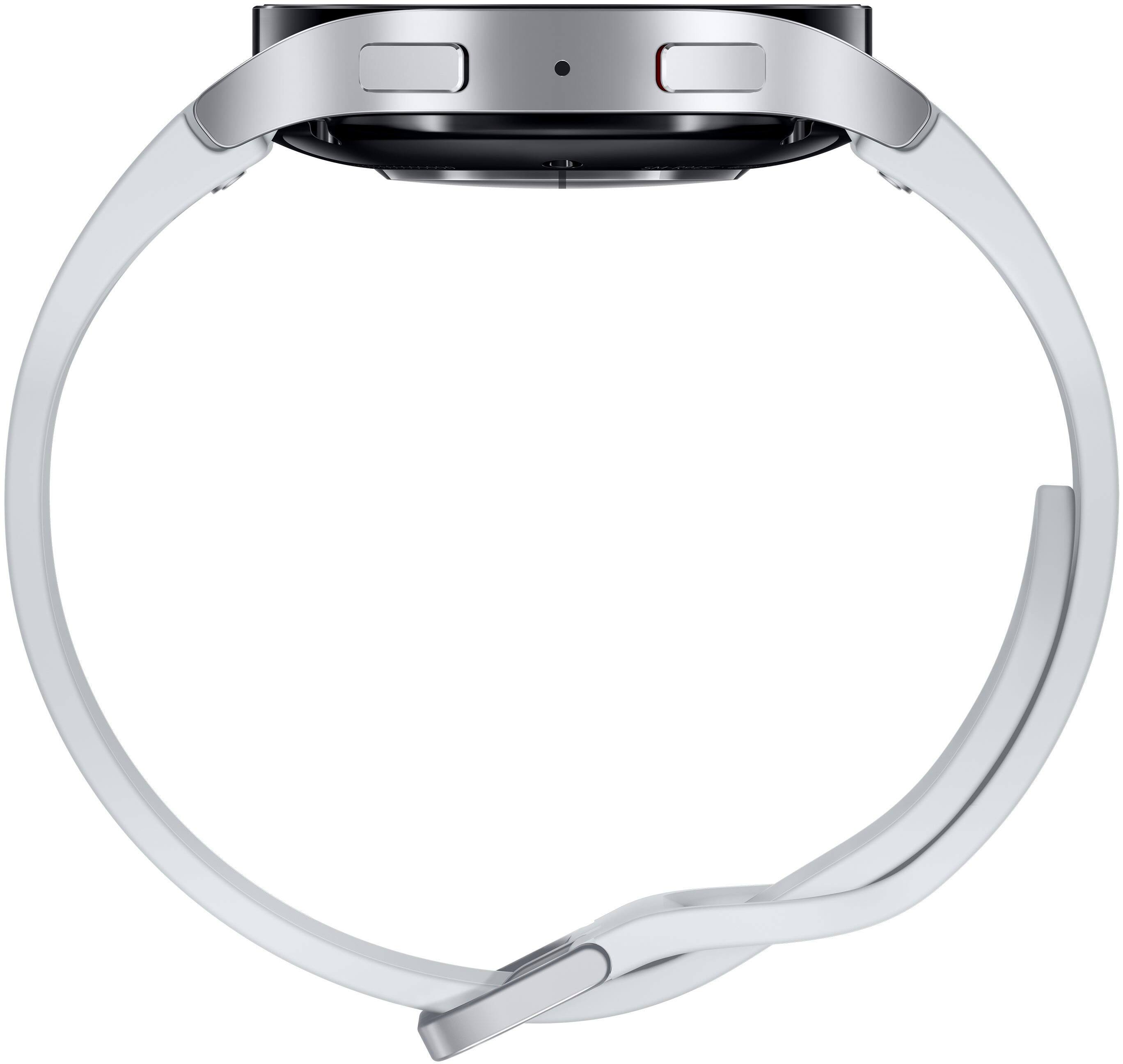 Alt View 18. Samsung - Galaxy Watch6 Aluminum Smartwatch 44mm LTE - Silver.