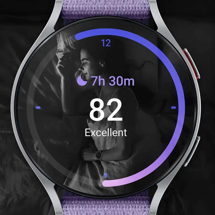 Alt View 16. Samsung - Galaxy Watch6 Aluminum Smartwatch 40mm BT - Graphite.