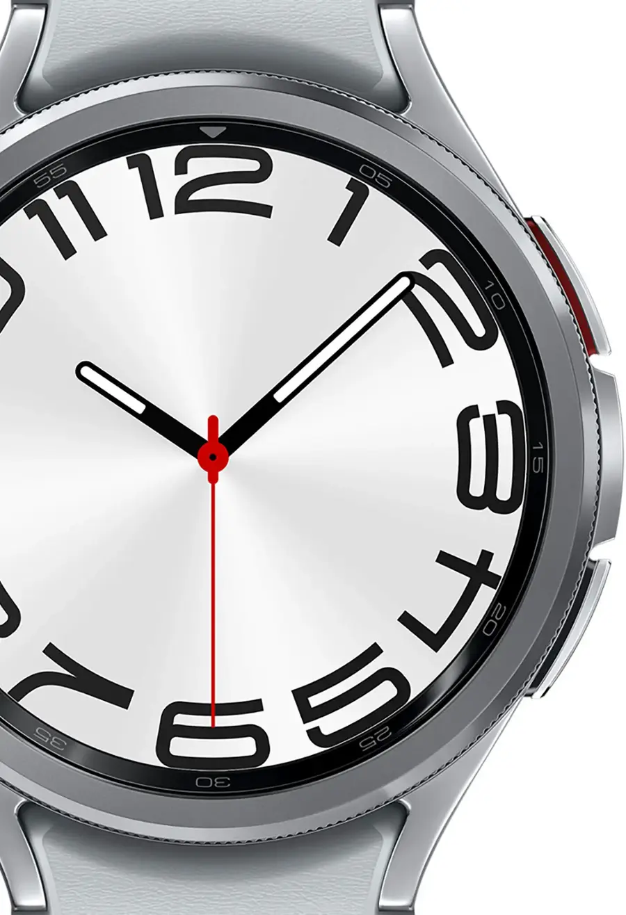 Alt View 15. Samsung - Galaxy Watch6 Classic Stainless Steel Smartwatch 43mm LTE - Silver.