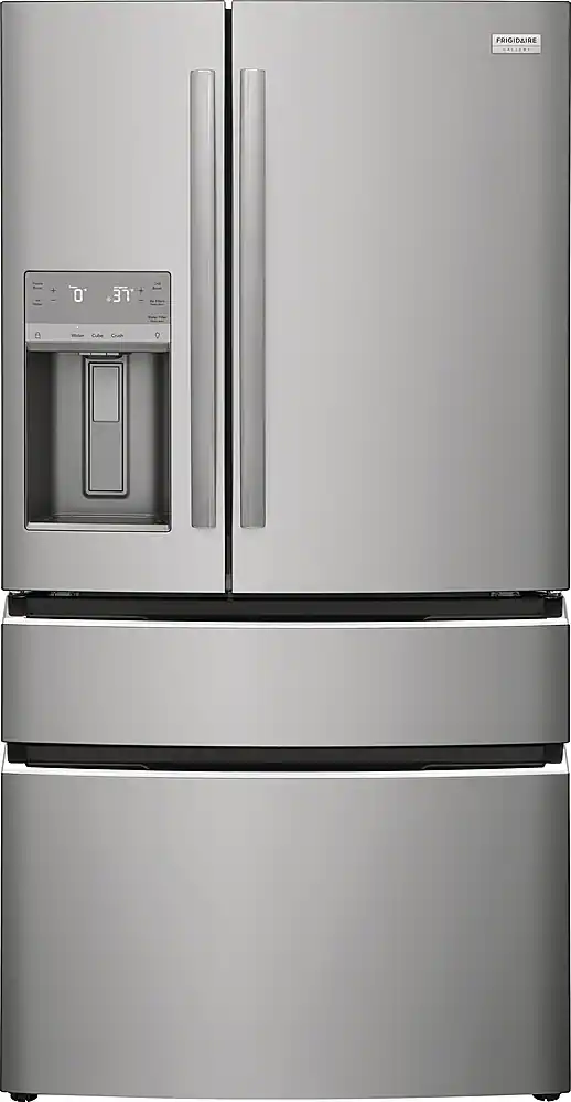 Front. Frigidaire - Gallery 26.3 Cu. Ft. 4-Door French Door Refrigerator - Stainless Steel.