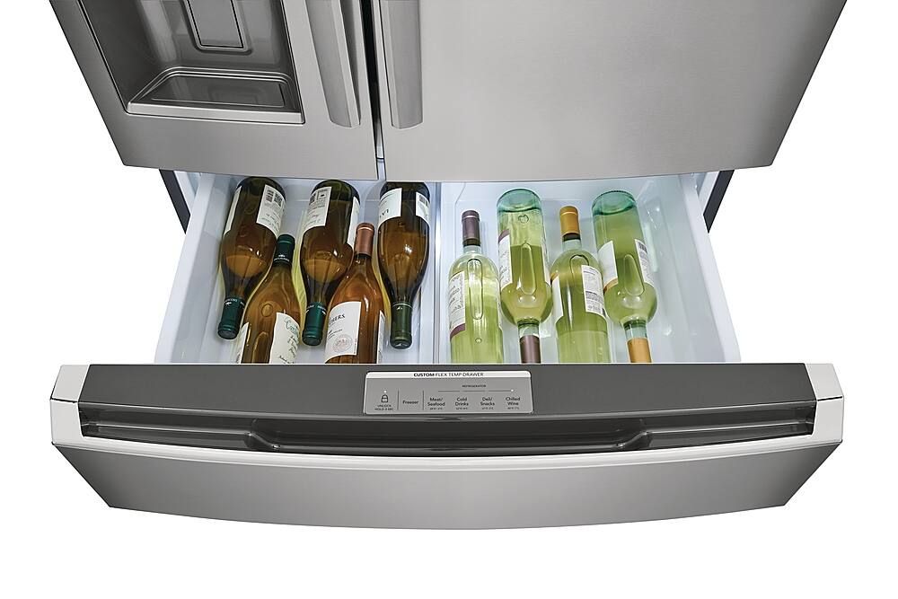 Alt View 11. Frigidaire - Gallery 26.3 Cu. Ft. 4-Door French Door Refrigerator - Stainless Steel.