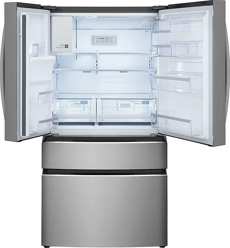 Alt View 1. Frigidaire - Gallery 26.3 Cu. Ft. 4-Door French Door Refrigerator - Stainless Steel.
