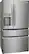 Left. Frigidaire - Gallery 26.3 Cu. Ft. 4-Door French Door Refrigerator - Stainless Steel.