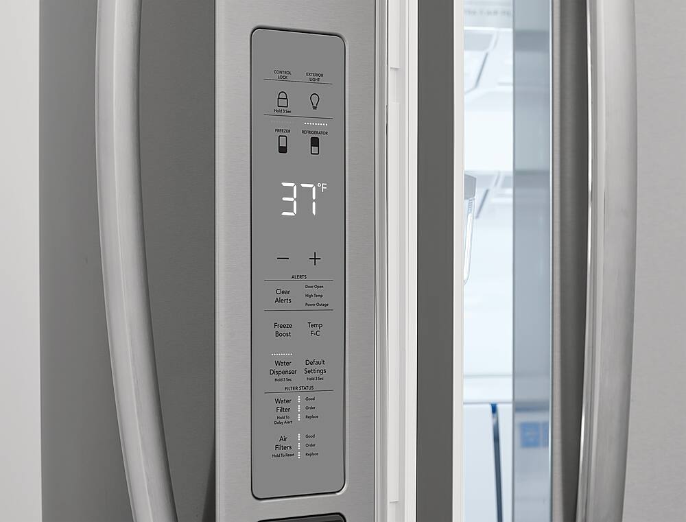 Alt View 11. Frigidaire - Gallery 27.2 Cu. Ft. 4-Door French Door Refrigerator - Stainless Steel.