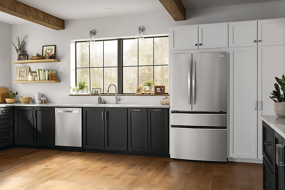 Alt View 14. Frigidaire - Gallery 27.2 Cu. Ft. 4-Door French Door Refrigerator - Stainless Steel.