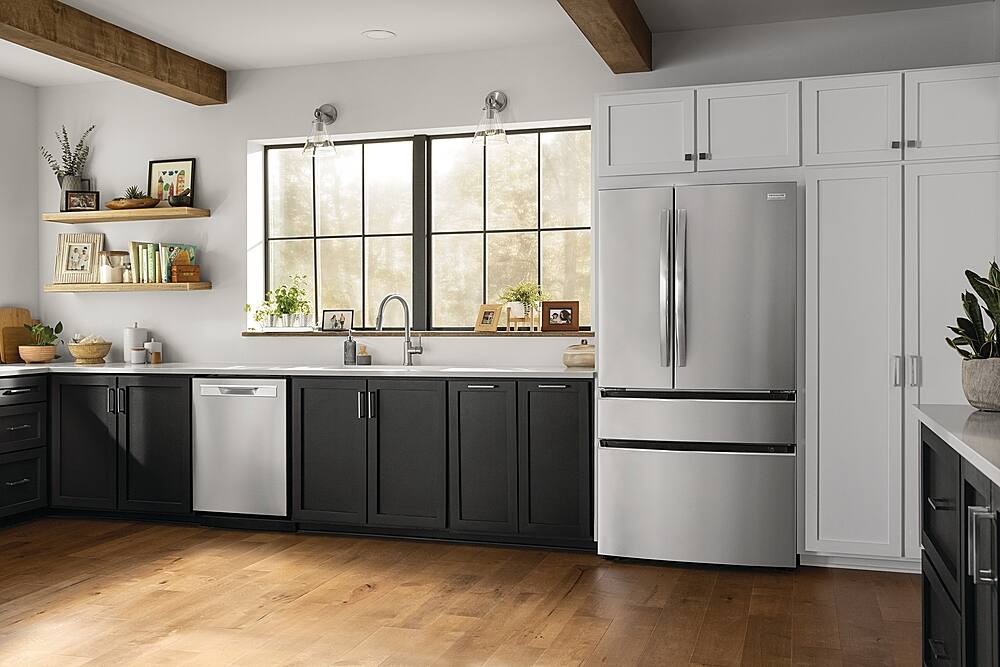Alt View 14. Frigidaire - Gallery 27.2 Cu. Ft. 4-Door French Door Refrigerator - Stainless Steel.