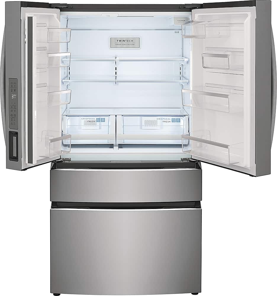 Alt View 1. Frigidaire - Gallery 27.2 Cu. Ft. 4-Door French Door Refrigerator - Stainless Steel.