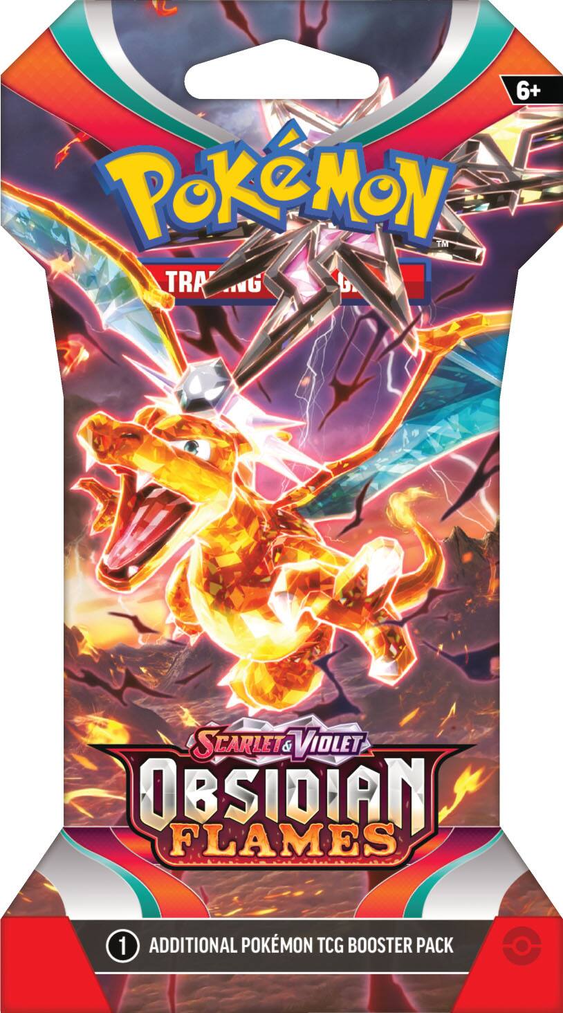 Alt View 11. Pokémon - Trading Card Game: Scarlet & Violet —Obsidian Flames Sleeved Booster - Styles May Vary.