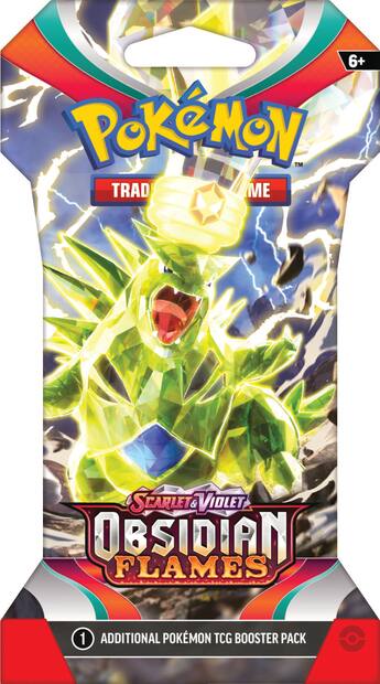 pokemon scarlet & violet obsidian flames sleeved booster pack Pokemon: Violet: Bundle VioletObsidian Flames expansion Pokemon Scarlet Violet Obsidian Flames