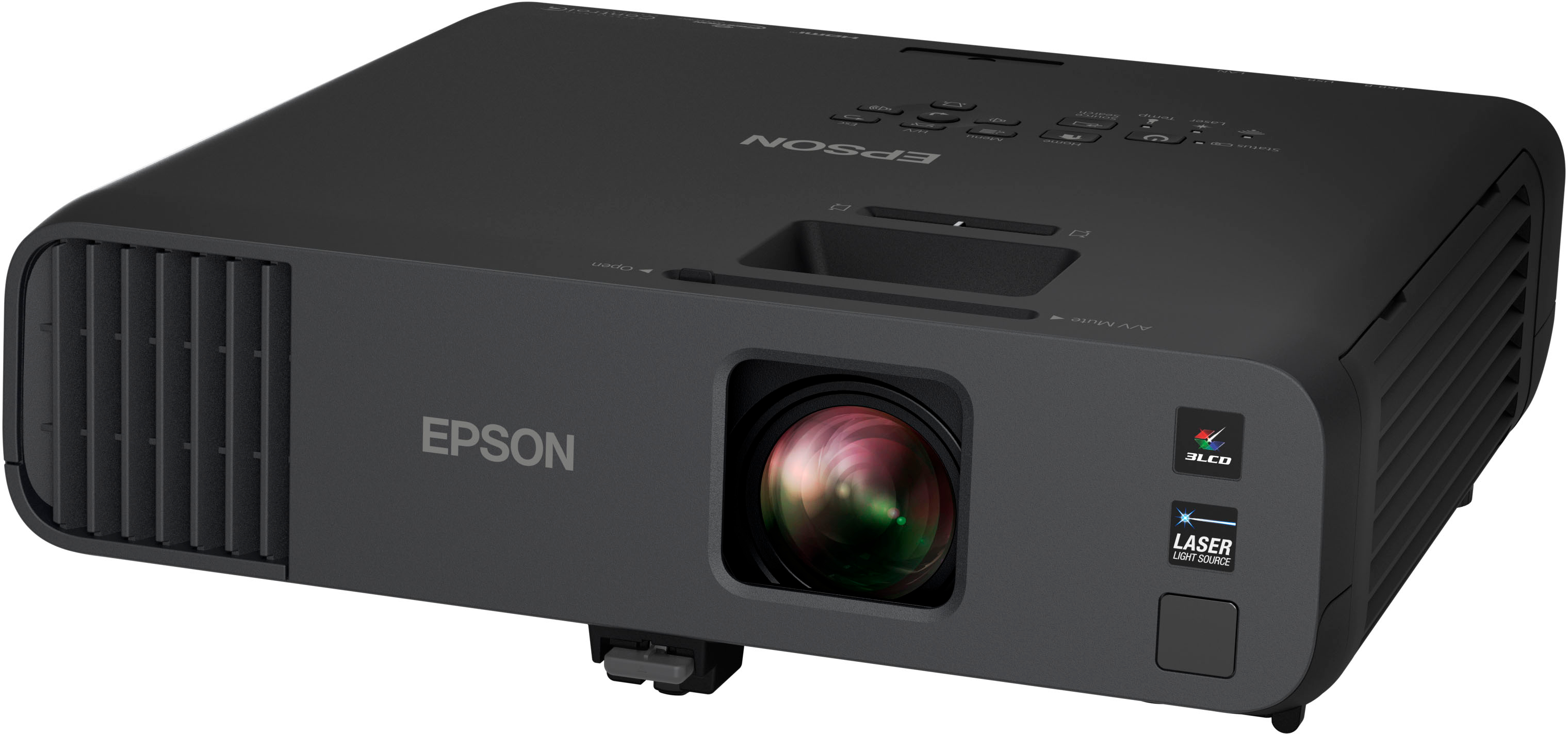 Left View: Epson - Pro EX11000 3LCD Full HD 1080p Wireless Laser Projector - Black
