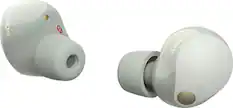 Front. Sony - WF1000XM5 True Wireless Noise Cancelling Earbuds - Silver.
