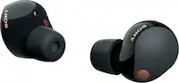 Sony - WF-1000XM5 True Wireless Noise Cancelling Earbuds - Black - Front_Zoom