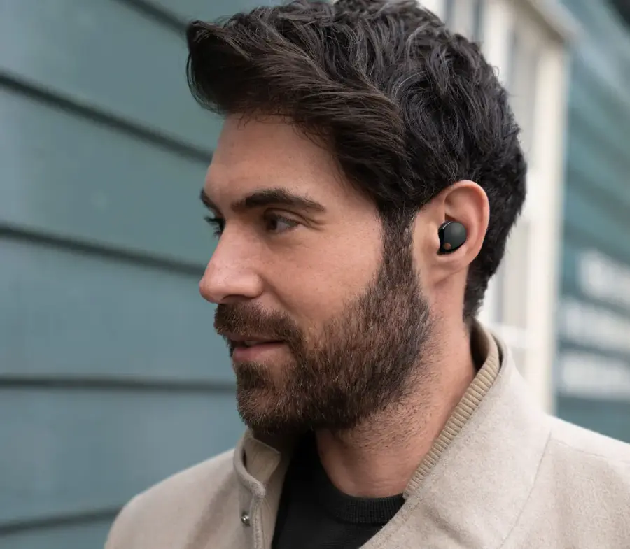 Alt View 19. Sony - WF1000XM5 True Wireless Noise Cancelling Earbuds - Black.