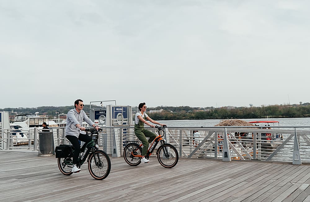 Alt View 11. Heybike - Cityrun Ebike w/ 55mi Max Operating Range & 25 mph Max Speed - Orange.