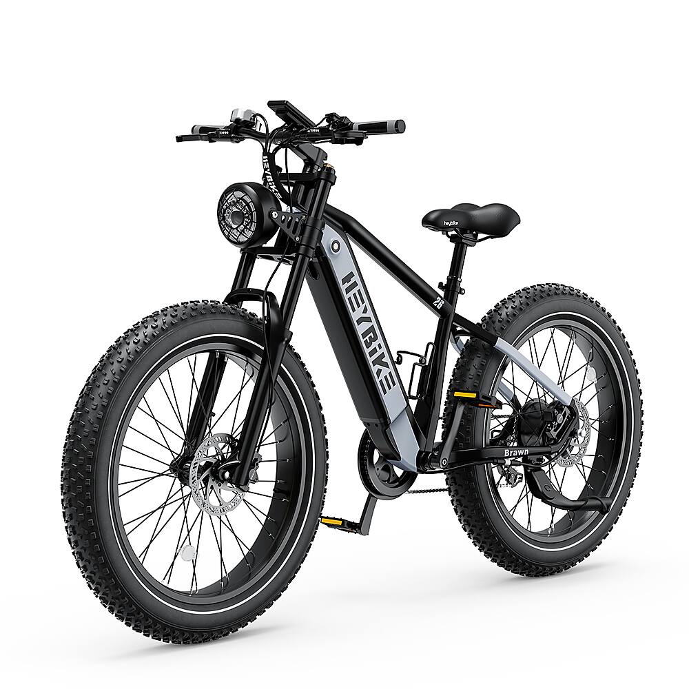 Angle. Heybike - Brawn Ebike w/ 65mi Max Operating Range & 28 mph Max Speed-for Any Terrain - Black.
