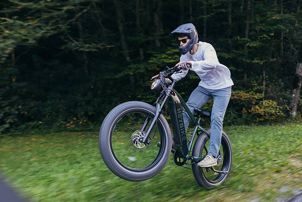 Alt View 11. Heybike - Brawn Ebike w/ 65mi Max Operating Range & 28 mph Max Speed-for Any Terrain - Black.