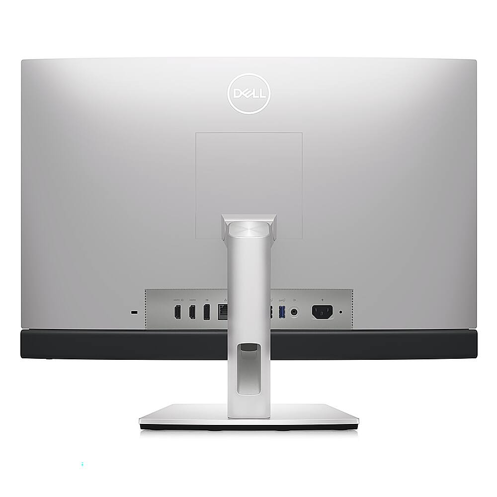 Back View: Dell - OptiPlex 7000 23.8" All-In-One - Intel Core i7 - 16 GB Memory - 256 GB SSD - Dark Gray