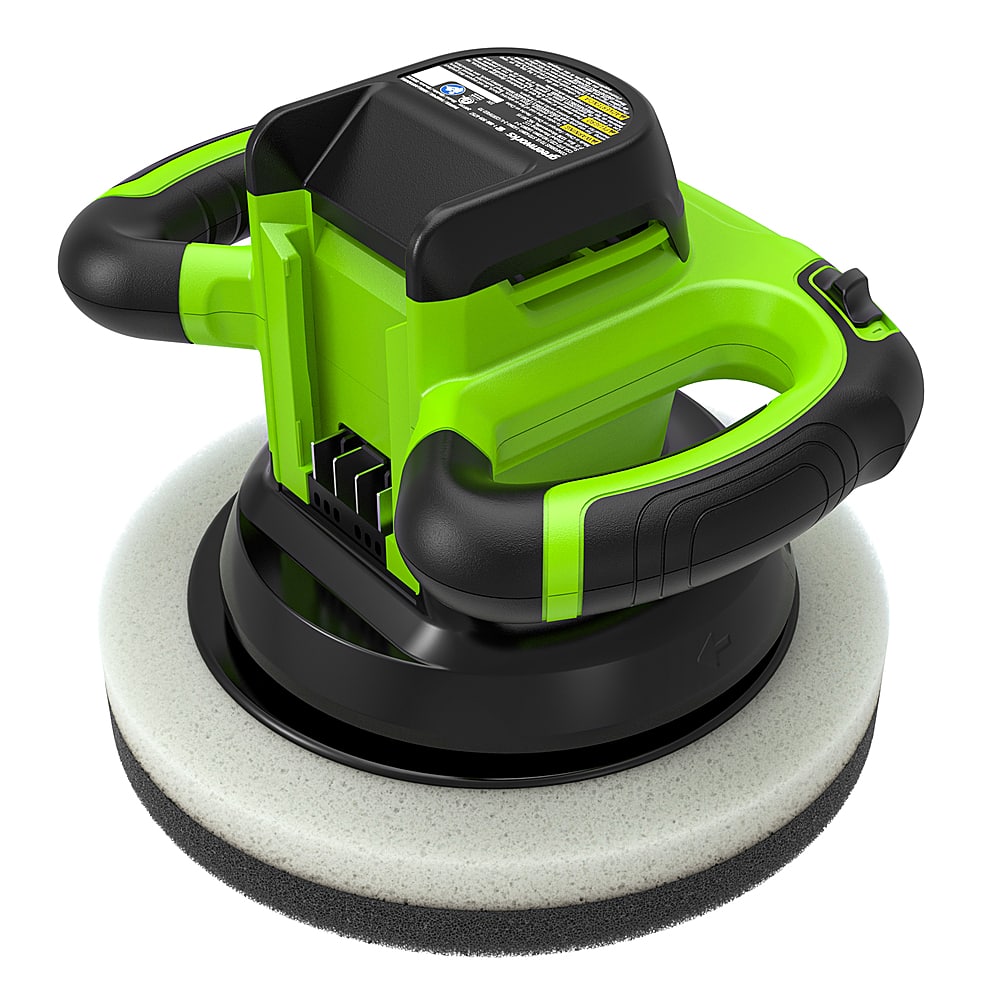 Alt View 1. Greenworks - 24 Volt Buffer (Battery & Charger Not Included) - Green.