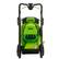 Alt View 15. Greenworks - 80V 21” Cordless Self-Propelled Lawn Mower with (2) 4.0 Ah Batteries and Dual-Port Charger - Green.