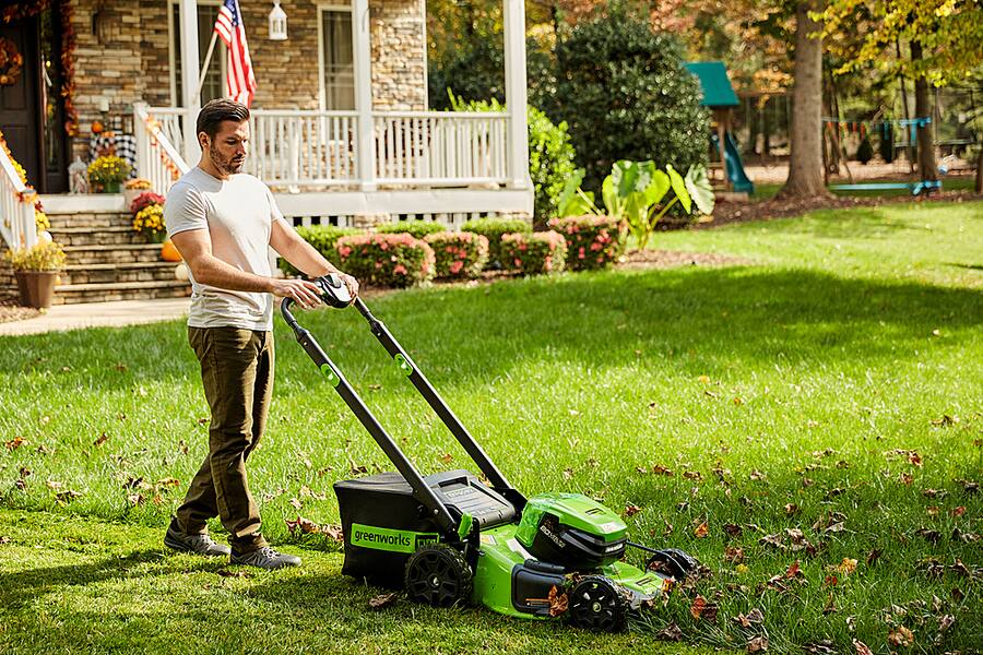 80v Mower Greenworks Cordless Self Propelled Lawn Mower Greenworks