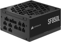 CORSAIR - SF-L Series SF850L 80 Plus Gold Fully Modular ATX Power Supply - Black - Front_Zoom